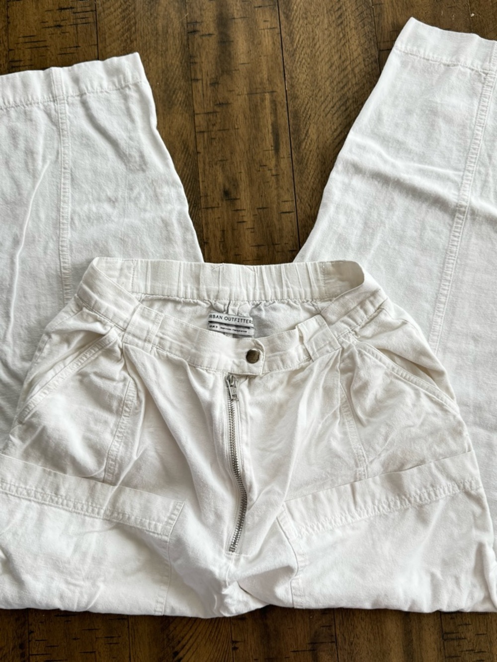 Urban Outfitters White Cotton & line Blend - Picture 5 of 11